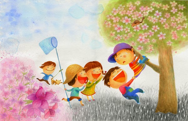 05창작_봄맞이하는아이들